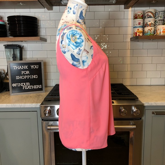 ASOS | Pink Scalloped Neck Tank Top - Picture 3 of 5